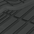 thumbnail image 6 of CAT ToughRide Heavy Duty Rubber Floor Mats for Car, Truck, Van & SUV, Universal Fit, Trim to Fit, All Weather Deep Dish Car Mats, Black, 4 Piece, 6 of 8