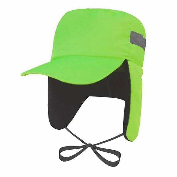 Winter Hat for Men Women Trapper Hat with Ear Flaps, Reflective Windproof Russian Ushanka Trooper Hat for Cold Weather Hunting Skiing