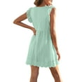 Clearance Sale! Ukumplol Spring Dresses for Women 2024，Green Dress