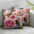 thumbnail image 2 of Nawypu  Shabby Chic Throw Pillow Cover, 2pcs Flowers Decorative Cushion Cases Floral Pillow Home Decor for Spring Sunmmer, 2 of 6