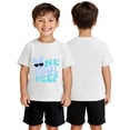 thumbnail image 2 of JAJAHO Boys Girls Short Sleeve T Shirt Easter Bunny Letter Print Casual Crewneck Tee Comfortable Kids Top For Holiday Celebration 1-13Y Cute Tops, 2 of 4