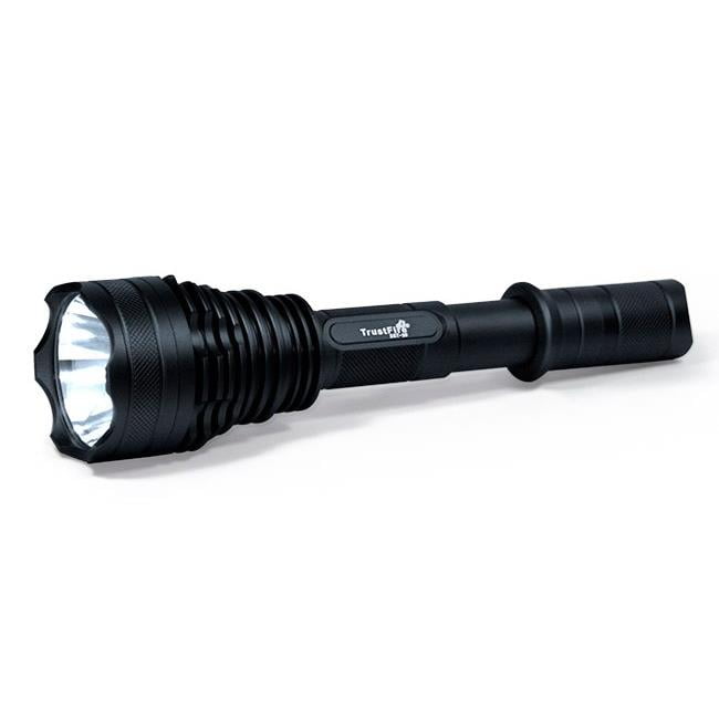 brightest rechargeable flashlight under $50 PFSN professioner Powerful Waterproof Searchlight with P50 LED 6000 Lumen Tactical Flashlight Super Bright Torch Best for Hiking Hunting Camping Outdoor Sport 240 Volt 50/60 Hz LED Flashlight High Powered 50000