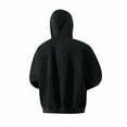 thumbnail image 3 of safuny Men's Half Zip Hoodie Casual Oversized Pullover Sweatshirt with Pocket Black L, 3 of 3