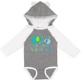 thumbnail image 3 of Inktastic My Nonna Loves Me Cute Elephants Boys or Girls Long Sleeve Baby Bodysuit, 3 of 5