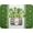 Clovers Vase, variant on Eucalyptus Dish Drying Mat for Kitchen Counter, 16x18 Inch Spring Green Leaves Flower Plaid Vase Microfiber Dish Drainer Rack Mats Absorbent Reversible Dishes Pad
