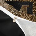 thumbnail image 4 of Catabedysis Personalized Letter Gifts Bedding,Fashion Leopard Alphabet M Duvet Cover Full For Girls,Black Reversible,3pcs,1 Duvet Cover and 2 Pillowcases, 4 of 6