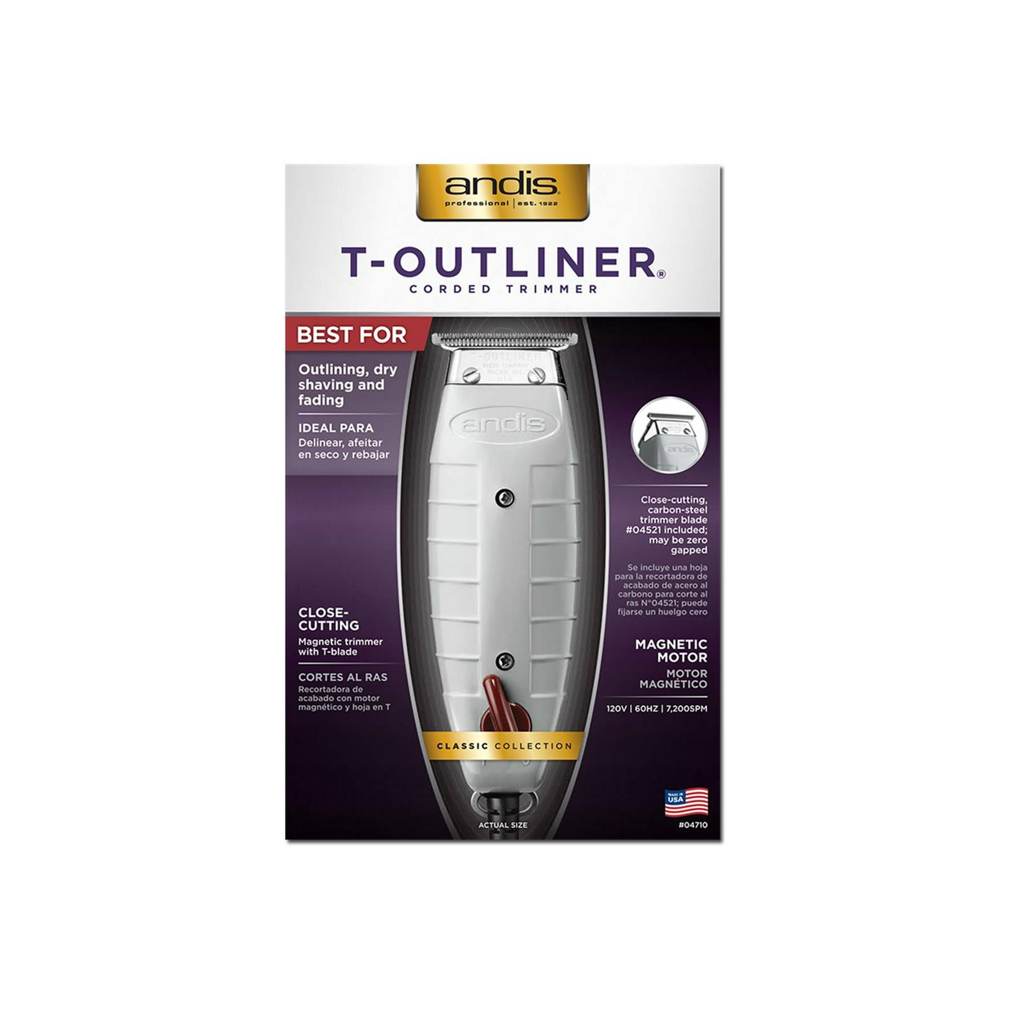 Andis Fade Master バリカン コード式& T-Outliner Andis Fade