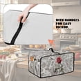thumbnail image 5 of Renewold Toaster Oven Protection Case Stain-Resistant Washable Smart Oven Air Fryer Cover Countertop Appliance Protective Case Kitchen Decor, 18.5 x 14.5 x 9 Inches, Rose Newspaper, 5 of 7