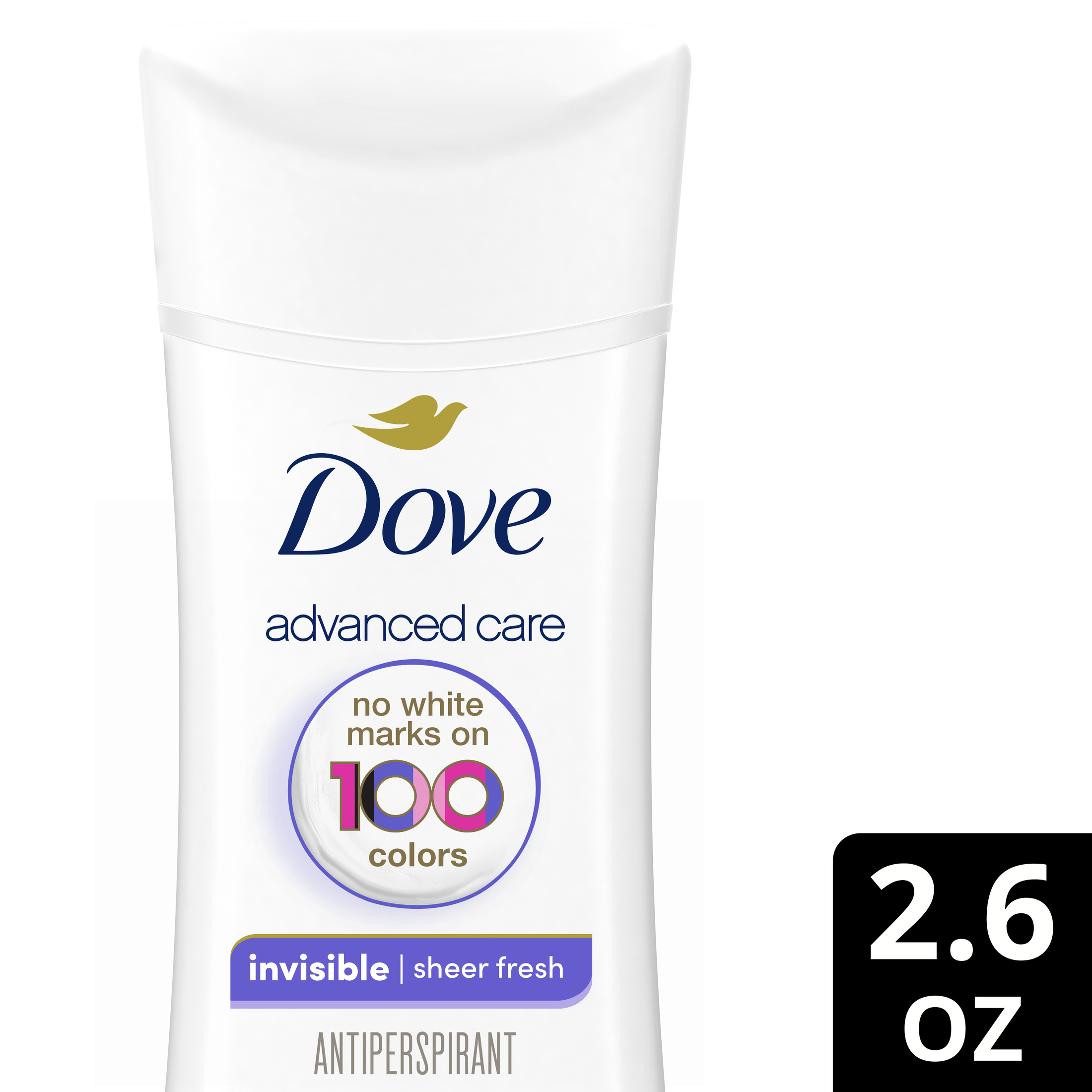 Dove Advanced Care Long Lasting Women's Antiperspirant Deodorant Stick Invisible Sheer Fresh, 2.6 oz - image 3 of 12