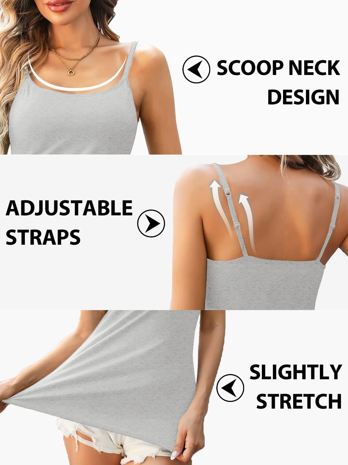 Shapewear Tank Tops Top With Built In Bra Shelf, Wide Strap, And Removable  Bra Casual Camisole Sleevel Top Shaper X0507 From Musuo03, $5.08