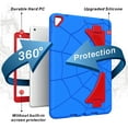 thumbnail image 7 of Mantto for iPad 9/8/7 Generation 10.2 inch 2021 & 2020 and 2019 version ,kids protection,Duty Shock Resistant Rugged Protection case,with Kickstand for Kids Boys Childrenipad,Blue+Red, 7 of 7