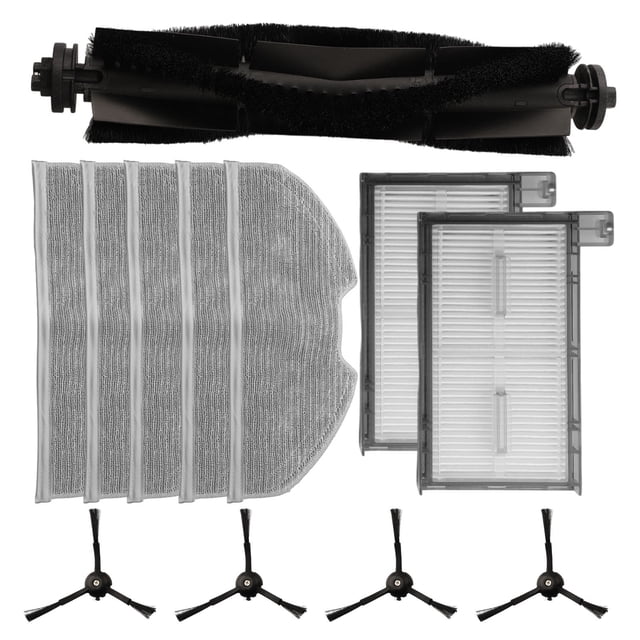Chendee Main Side Brush Filter Mop Cloth Kit For Eufy X8 Pro Serie X8 Pro Ses Vacuums,A