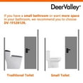 thumbnail image 4 of DeerValley DV-1F52812R Compact Liberty Dual Flush Elongated One-Piece Toilet, White (Seat Included), 4 of 16