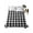 Black White, variant on Queen Size Flat Sheet Only, Black Red Plaid Soft Brushed Microfiber Bed Sheets, Vintage Rustic Buffalo Checked Gingham Hotel Quality Breathable Bedding Top Sheet, Easy Care, 90"x102"