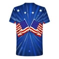 thumbnail image 4 of UVEASISHA 4th of July Tshirts Shirts for Men,Mens Patriotic Tee Shirts Graphic July 4th T-Shirt Teens O-Neck Casual Short Sleeve America Flag Fourth of July Muscle Workout Tshirts 2025, 4 of 5