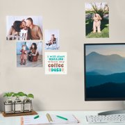 Pen+Gear Photo Stickers, 10 Sheets, White, 8.5 x 11