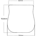 thumbnail image 2 of Dopro Reemplazo Vintage Cenicero Tele Puente Cubierta Protector de Puente para Vintage Telecaster Cromo, 2 of 5