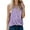 Purple, variant on QUINDOS Tank Tops for Women Plus Size Black Exercise Fashion Causal V-Neck Printing Blouse Sleeveless T-Shirt Summer Tops Camisoles for Women