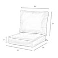 thumbnail image 5 of Stone Outdoor 2-pc Deep Seat Cushion Set, 5 of 6