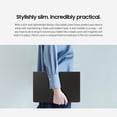 thumbnail image 3 of Funda tipo libro con teclado para tablet Samsung Galaxy Tab S10 FE+, color negro, 3 of 9