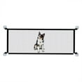 thumbnail image 6 of Dog Safety Gate Pet Mesh Fence Portable Folding Safety Gate Install Anywhere 180*72CM, 6 of 7