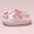 thumbnail image 2 of Massage Bubble Slippers for Women Men Nonslip Quick Drying EVA Shower Shoes Cloud Slides Platform Sandals Pink Size 6, 2 of 4