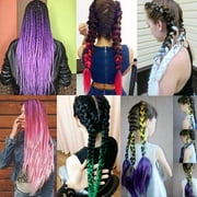 XmhyTop 3PCS 26 Inch Pre-Stretched Synthetic Braiding Hair Extensions, Hot Water Setting for Durable, Easy-Style Looks, GREY