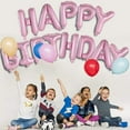 thumbnail image 4 of Pancarta con globos de feliz cumpleaños Letras en 3D Letras de lámina de Mylar, Decoración inflable para fiestas y decoraciones para eventos para niños y adultos, Reutilizable, Diversión ecológica Ormromra LRWJ574-3, 4 of 6