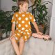 thumbnail image 4 of Balery Orange And White Polka Dot Conjunto de Pijama Infantil de Manga Corta con Estampado – Ropa de Dormir de Algodón Suave-Large, 4 of 6