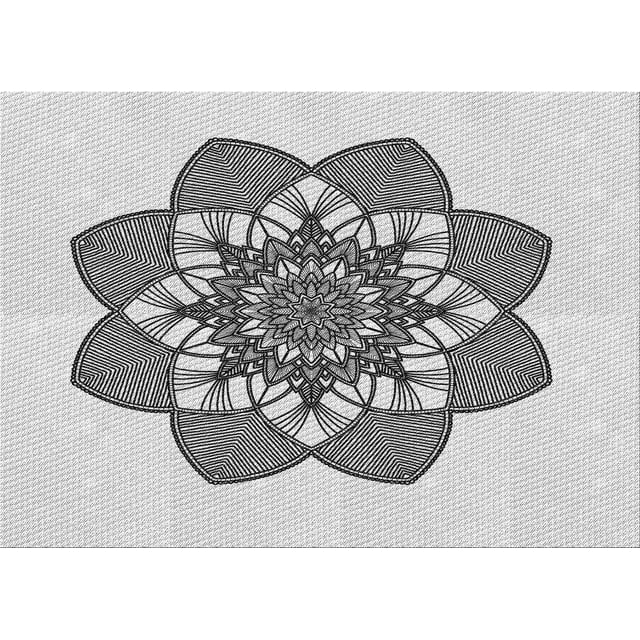 Ahgly Company Machine Washable Indoor Rectangle Transitional Platinum Gray Area Rugs, 6' x 9'