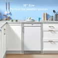 thumbnail image 3 of Midea Built-In Dishwasher, 8 Place Settings, 6 Wash Programs, Steel Tub, Heated Dry, E-Star, White, 3 of 11