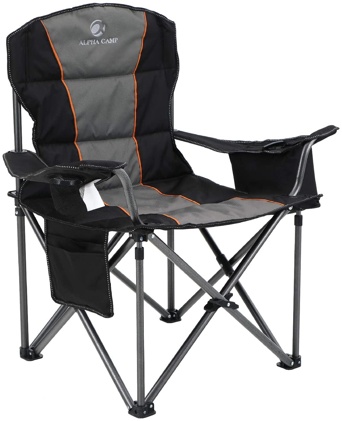 outdoor padded folding chairs with arms