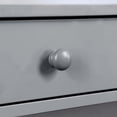 thumbnail image 5 of Convenience Concepts Oxford 1 Drawer Console Table with 2 Open Shelves, Gray, 5 of 5