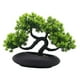 thumbnail image 3 of Bonsái artificial, plantas artificiales, decoración de escritorio, exhibición de interior. Verde 30x23cm, 3 of 9