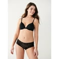 thumbnail image 3 of Juniors' SO® Smooth Plunge Push-Up Bra SO82001 Color: Peri Gray Size: 32 A, 3 of 4