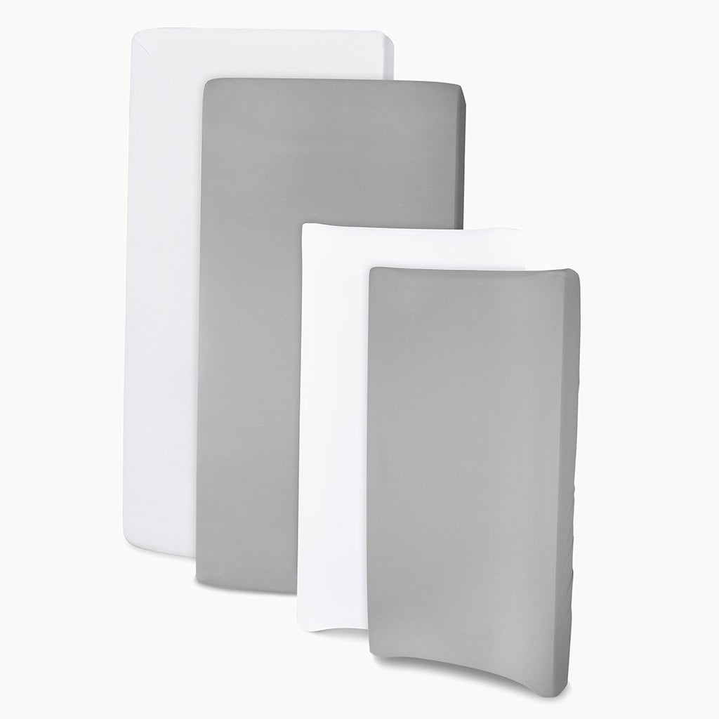 crib sheet and changing pad cover
