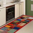 thumbnail image 3 of 2x6 FT Kitchen Runner Rugs Non Skid Washable, Faux Wool Rug Runners for Hallways Bathroom Carpet Runner, Soft Indoor Modern Floor Rug for Entryway Laundry Room, 3 of 11