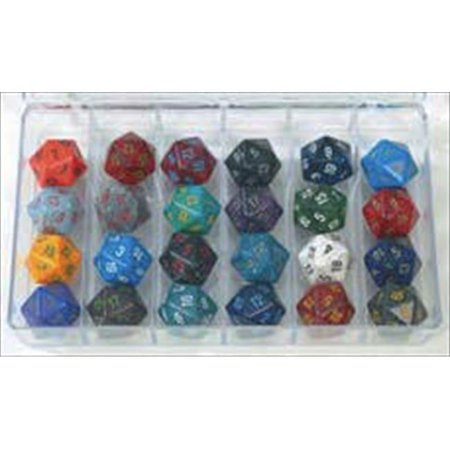 Chessex Manufacturing 29956 Speckled 34 mm D20 Dice Sampler