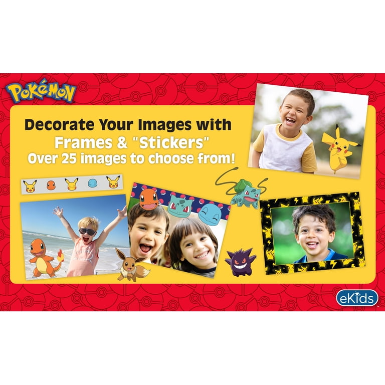 ekids Pokemon Kids Camera with SD Card, Digital Camera for Kids