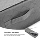 thumbnail image 3 of Caja de almacenamiento plegable de tela no tejida, resistente a la humedad (gris), 3 of 6