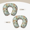 thumbnail image 3 of KLL Mushroom House Insect Frog Pattern Memory Foam Cervical Neck Pillow Versatile U-Shaped Pillows for Home/Office/Camping/Travelling/Soft Washable Cover, 3 of 8