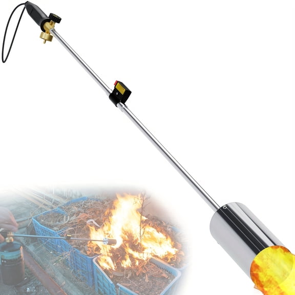 Weed Torch Propane Burner with High Output, Propane Torch Weed Burner with Igniter, Removable 36'' Long Arm, Weed Torch for Outdoor Weeding