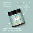 thumbnail image 5 of Bark & Whiskers Organic Vitamin B Complex, 0.85 Oz. (24 g), 60 Scoops, Supports A Healthy Nervous System & Endurance, Veterinarian Formulated, Non-GMO, Certified USDA Organic, Dr. Mercola, 5 of 8