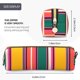 thumbnail image 3 of Easygdp Vertical Stripes para Estuche de Lápices de Cuero, Estuche de Papelería de Cuero, Estuche de Gran Capacidad con Cremallera, 3 of 7