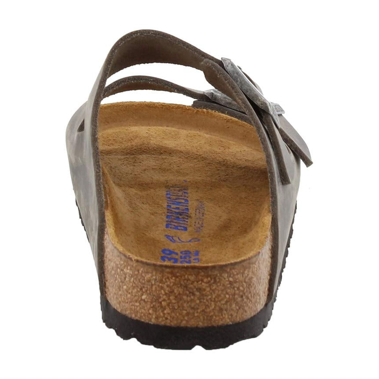 Birkenstock Womens Shoes Arizona SFB Sandals, Iron, Grey, 9 Medium US