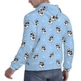 thumbnail image 6 of Haiem French Bulldog Puppy Patterned Men's Hoodie with Kangaroo Pocket - Ideal Pullover Sweatshirt for Daily Wear, Travel, and Home-Medium, 6 of 7