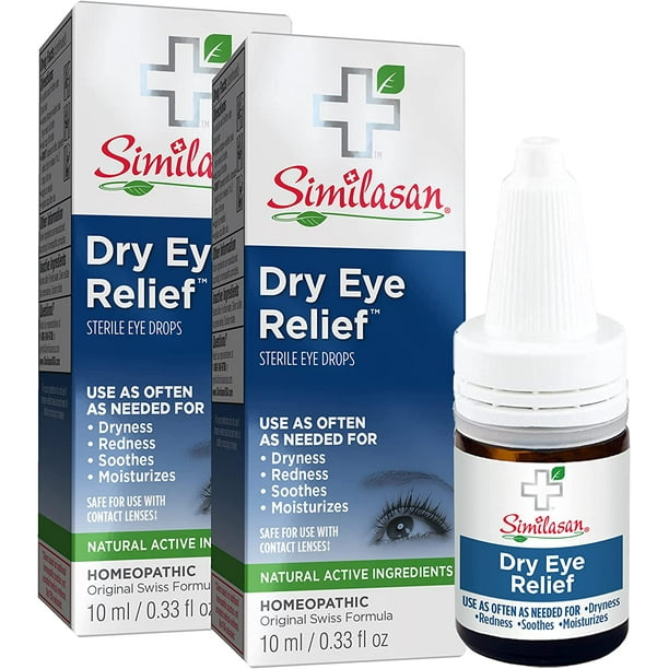 Similasan Dry Eye Relief Eye Drops, for Temporary Relief from Dry or