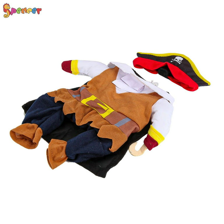 Halloween Dog Costumes Corsair Cosplay Clothes For Small Medium