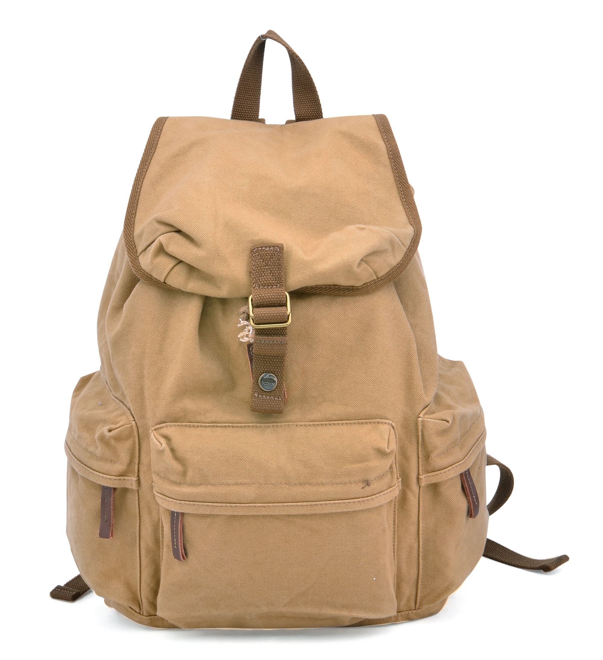 Gootium - Gootium Unisex Vintage High Density Thick Canvas Backpack ...