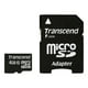 Transcend Premium - Carte Mémoire Flash (Adaptateur microSDHC vers SD Inclus) - 4 GB - Classe 10 - 133x - microSDHC - microSDHC - - - - - - - - - - - - – image 1 sur 2